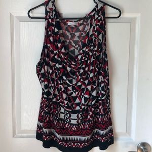 Calvin Klein 2x Sleeveless Blouse